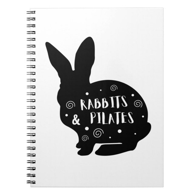 Carnet Lapins et Pilates (Devant)