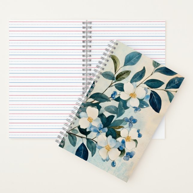 Carnet L'arbre aux feuilles dorées est un papier peint po (À l'intérieur)