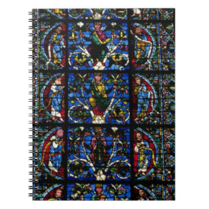 Carnet L'arbre de Jesse, fenêtre en ogive dans le facad