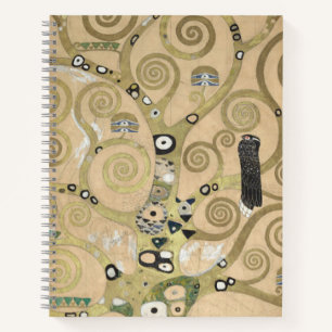 Carnet L'Arbre de Vie, peinture à l'huile de Gustav Klimt