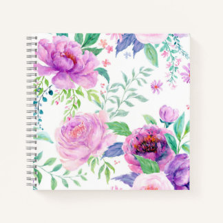 Carnet Large Peony 