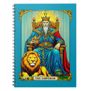 Carnet L'art de la carte Tarot Empereur