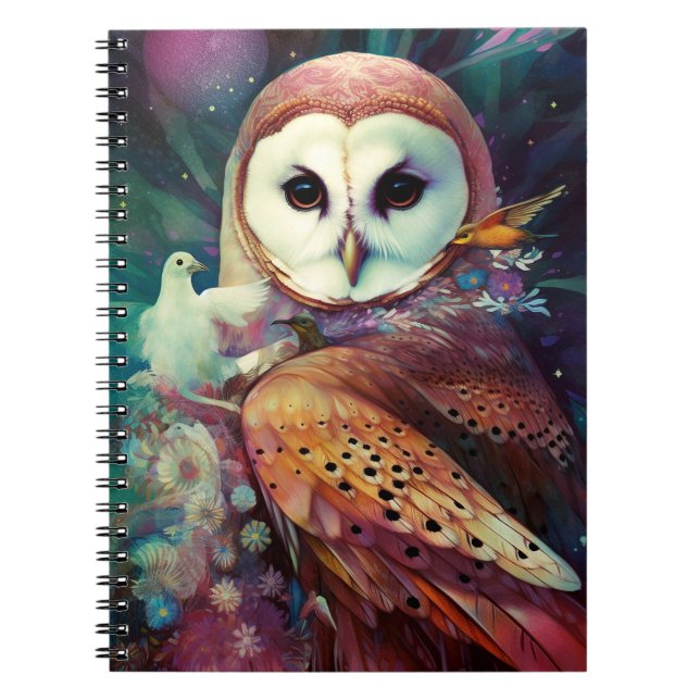 Carnet L'art de l'Imaginaire de la Chouette cosmique (Devant)