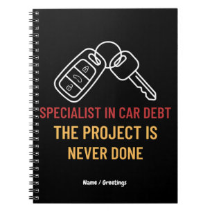 Carnet L'art des clés automobiles Le projet n'est jamais 