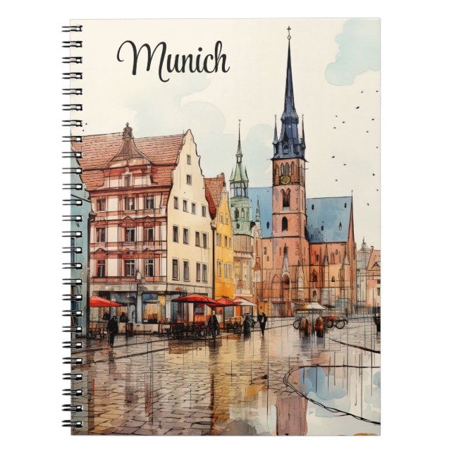 Carnet L'art élégant de la ville emblématique d'Allemagne (Devant)