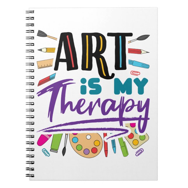 Carnet L'art est mon Artiste Thérapeutique L'art Artistiq (Devant)