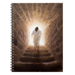 Carnet L'Ascension - Jésus Marchant Dans La Lumière