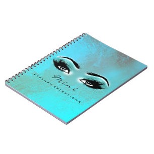 Carnet Lashes Extension Yeux maquillage Artiste Ocean Bro