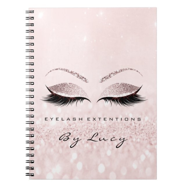 Carnet Lashes Extension Yeux maquillage Artiste Parties s (Devant)