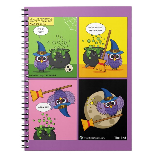 Carnet L'Assistant Apprentice - Cleaning Comic (Devant)
