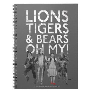 Carnet L'Assistant D'Oz™ Lions Tigers & Ours Oh My!