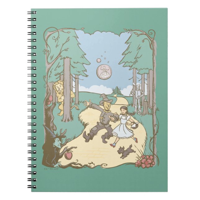 Carnet L'Assistant D'Oz™ | Storbook Yellow Brick Road (Devant)