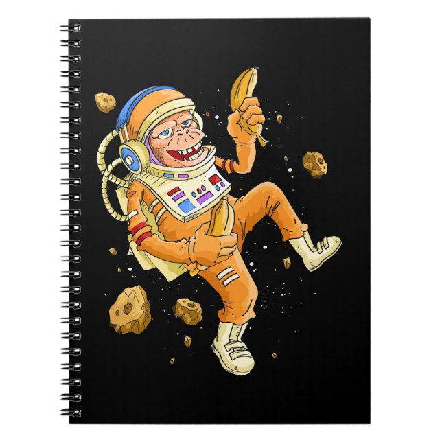 Carnet L'astronaute Monkey Space (Devant)