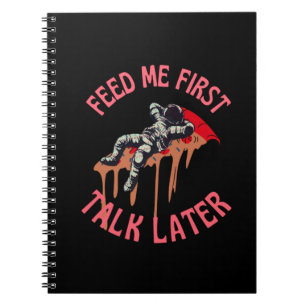 Carnet L'astronaute Pizza Funny