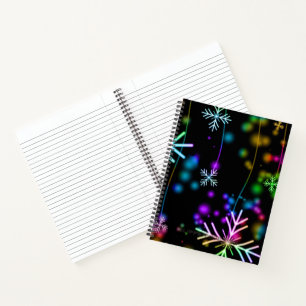 Carnet L'atmosphère de Noël festive et animée de Slippery