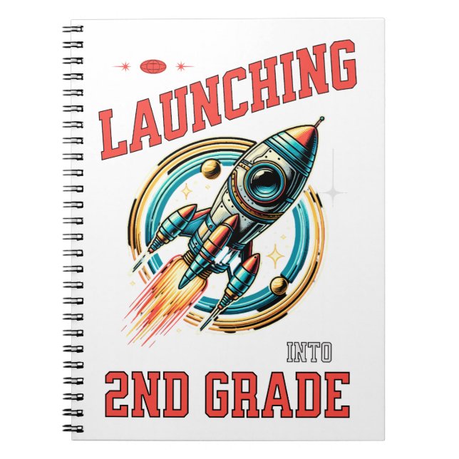 Carnet Launching into 2nd Grade -Back to School  (Devant)