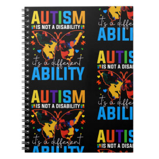 Carnet L'Autisme N'Est Pas Un Handicap, C'Est Un Différen