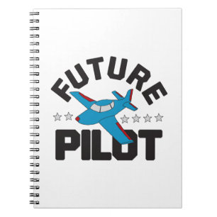 Carnet L'aviation pour les enfants qui volent à l'avenir 