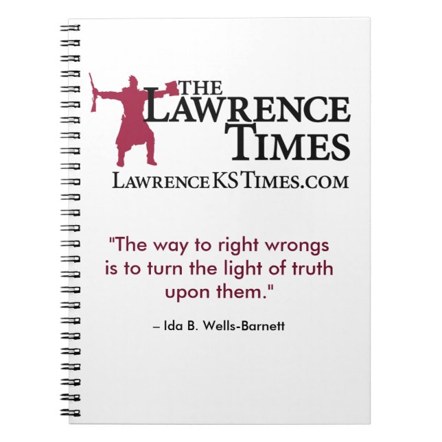 Carnet Lawrence Times (Devant)