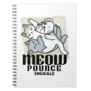 Carnet Laze Furr Days - Cute Lazy Cats Design