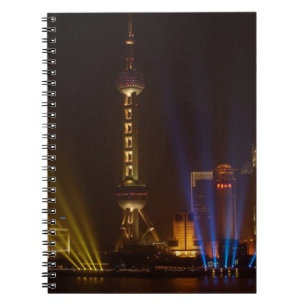 Carnet Le Bund (front de mer) à Shanghai.Regarder