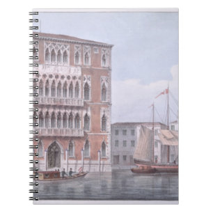 Carnet Le Ca Foscari, Venise, gravée par Brizeghel (Li