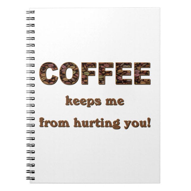 CARNET LE CAFÉ ME GARDE... (Devant)