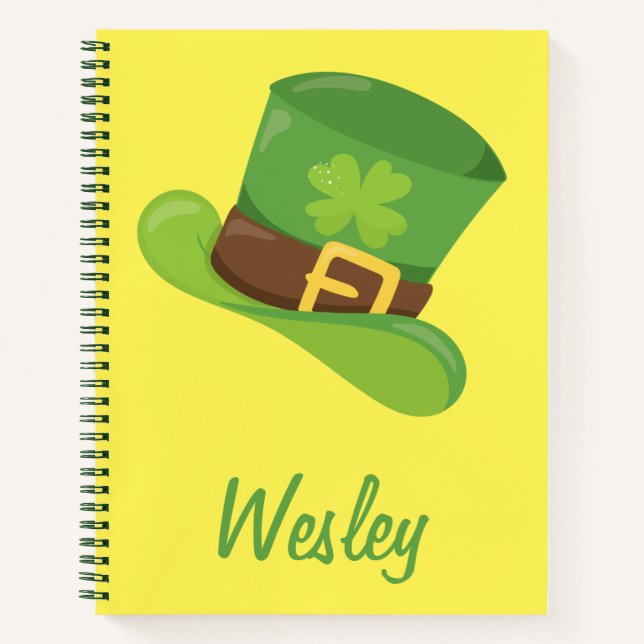 Carnet Le casquette de la fête de la St. Patrick (Devant)