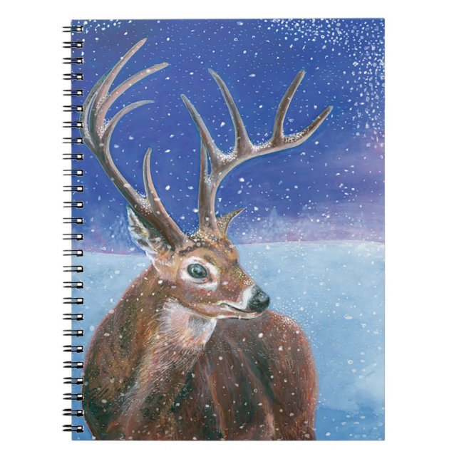 Carnet Le cerf rouge (Cervus elaphus) (Devant)