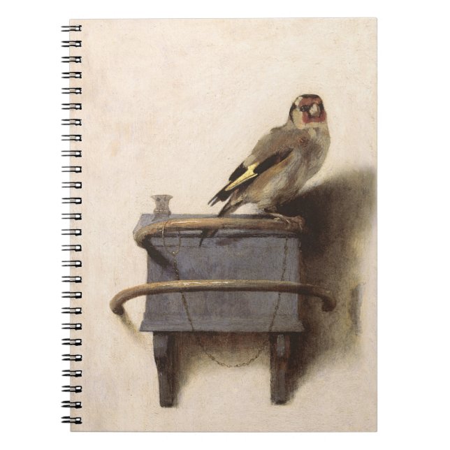 Carnet Le chardonneret (Devant)
