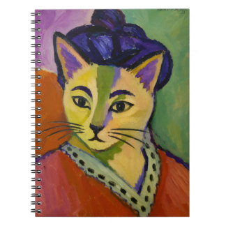 Carnet Le chat à rayure verte – Inspiré du Fauvisme de Ma