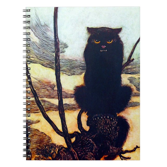 Carnet Le chat noir (Devant)