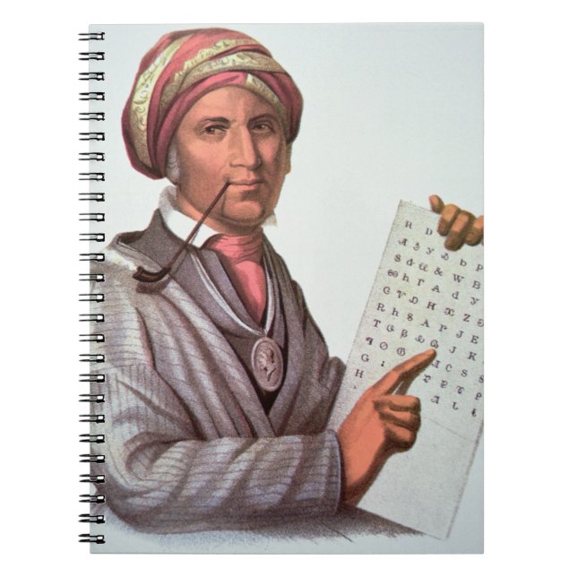 Carnet Le chercheur cherokee, Sequoyah (1776-1843) (Devant)