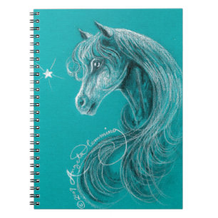 Carnet Le cheval Arabe songeur
