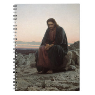 Carnet Le Christ dans le désert (par Ivan Kramskoi)