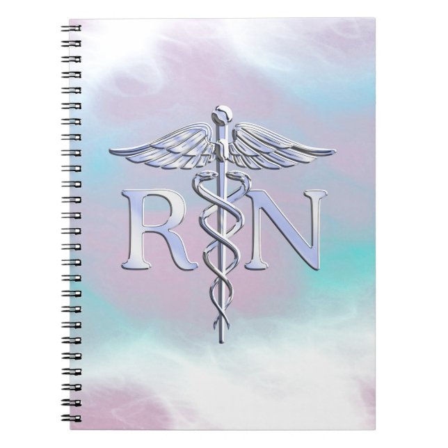Carnet Le chrome aiment le caducée de RN dans le style de (Devant)