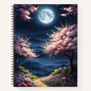 Carnet Le clair de lune en fleurs