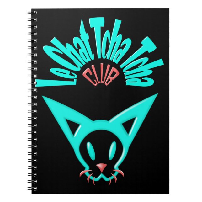 Carnet Le club Chat Tcha Tcha Notebook (Front)