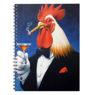Carnet Le coq Dapper   Funny Gentleman's Club