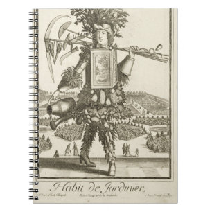 Carnet Le costume du jardinier, illustration du 'Dic