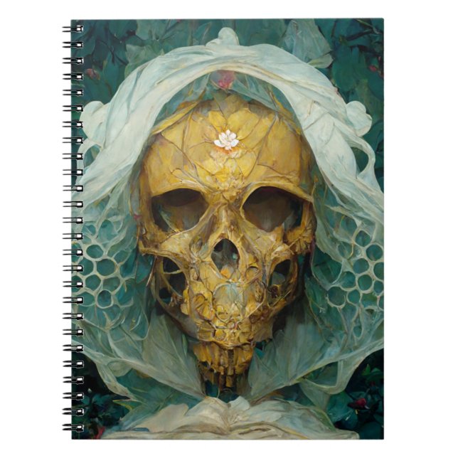 Carnet Le crâne d'abeille de drone Imaginaire Sci-Fi (Devant)