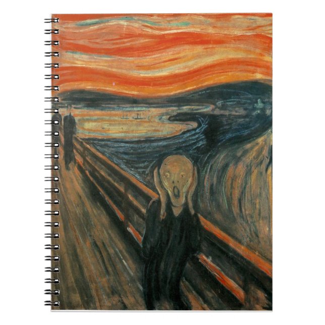 Carnet Le Cri d'Edvard Munch (Devant)