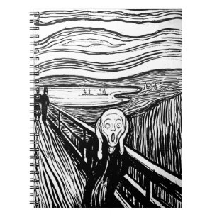 Carnet Le cri perçant par Edvard Munch