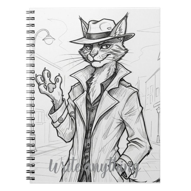 Carnet Le ​ de détective de chats (Devant)