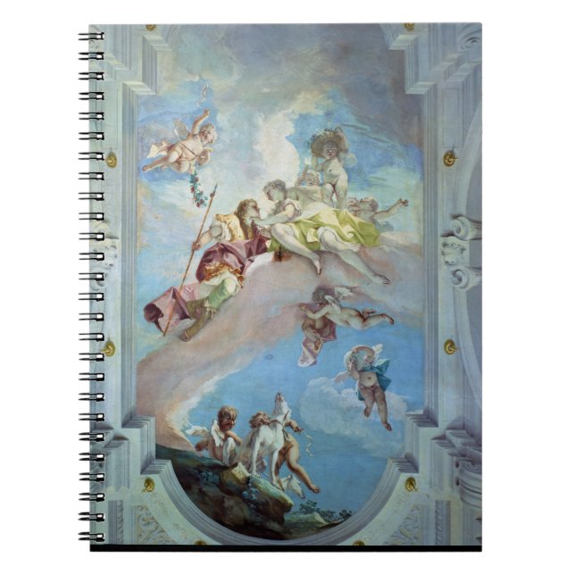 Carnet Le départ de Vénus d'Adonis, 1707-08 (fresque) (Devant)