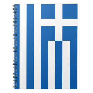 Carnet Le drapeau de la Grèce
