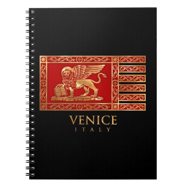Carnet Le drapeau de la République de Venise (Devant)