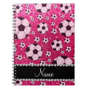 Carnet Le football nommé personnalisé de parties
