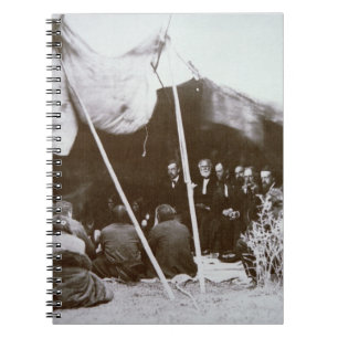 Carnet Le Général William T. Sherman (1820-91) préside