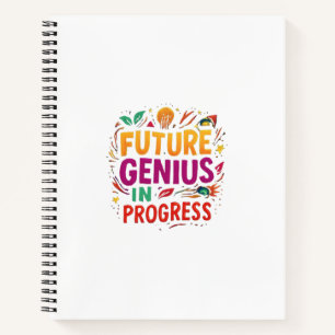 Carnet Le génie du futur en cours   Motivation drôle non